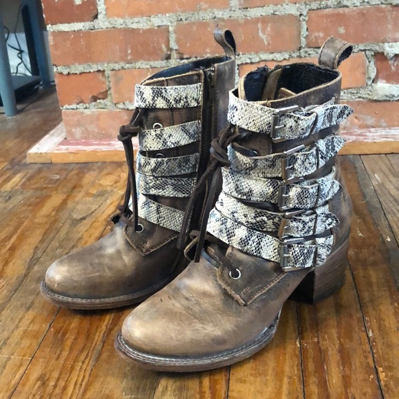 Steven Candice Combat Boots 